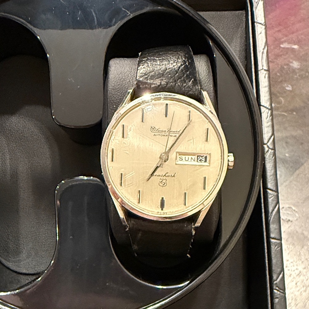Elegant Black and Silver Watch